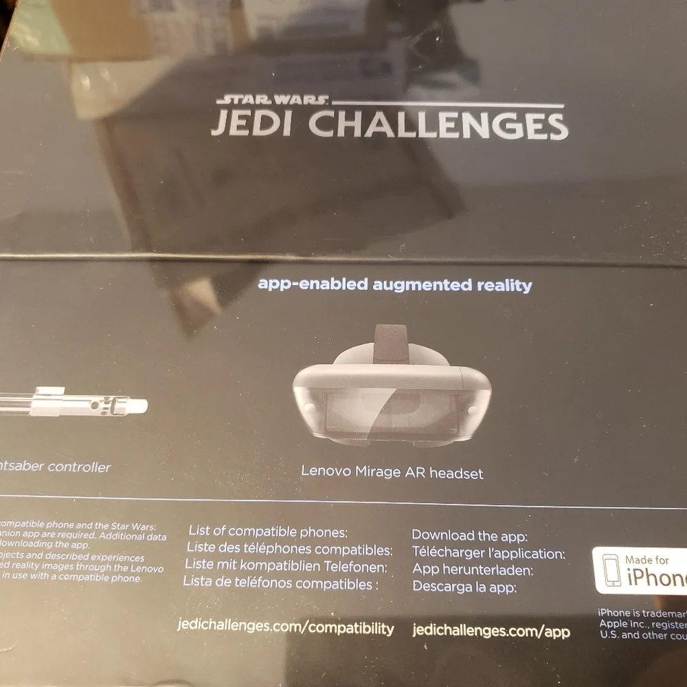 Star Wars: Jedi Challenges AR Headset Lightsaber Controller Tracking Beacon NIB